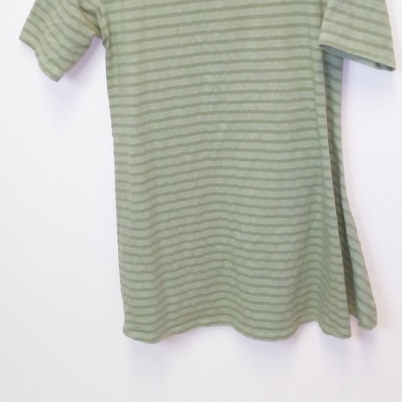 Green Stripped Shirt from LuLuRoe in size small, so soft - Picture 2 of 6